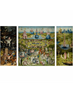 Quadro Hieronymus Bosch Trittico del giardino delle delizie