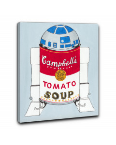 NerdArt quadro R2D2 Campbell's soup can