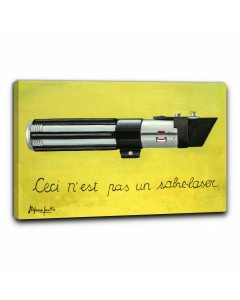 NerdArt quadro Ceci n’est pas un sabre laser