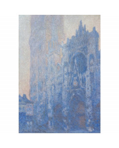 Quadro cattedrale di rouen a mezzogiorno di claude monet