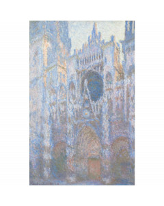 Quadro cattedrale di rouen facciata ovest di claude monet