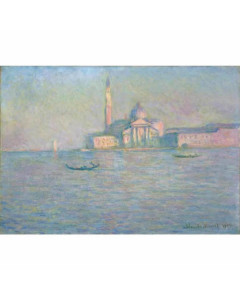 Quadro chiesa di san giorgio maggiore a venezia di claude monet