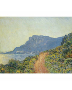 Quadro la corniche vicino a monaco di claude monet