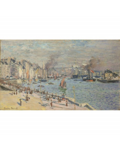 Quadro porto di le havre di claude monet