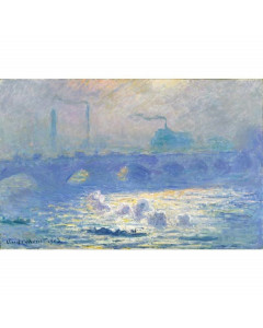 Quadro waterloo bridge di claude monet