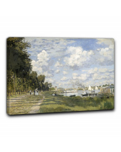 Quadro bacino ad argenteuil di claude monet