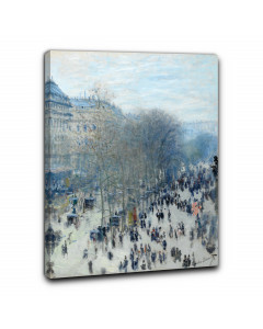 Quadro boulevard des capucines di claude monet