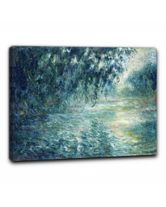 Quadro mattina sulla senna di claude monet