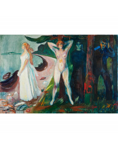 Quadro donna di edvard munch