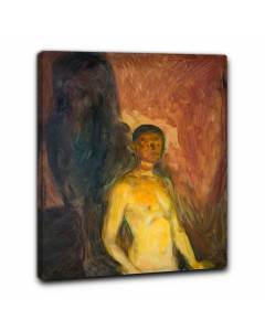 Quadro autoritratto all'inferno di edvard munch