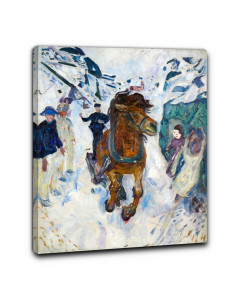 Quadro cavallo al galoppo di edvard munch