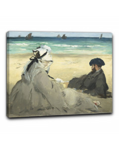 Quadro la spiaggia di edouard manet