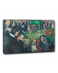 Quadro tavolo della roulette a montecarlo di edvard munch