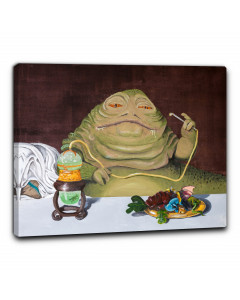 NerdArt quadro Jabba in Bacco the Hutt