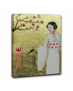 NerdArt quadro Leia ukiyo-e