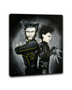 NerdArt quadro Wolverine scissorhands