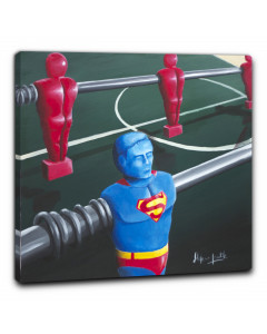 NerdArt quadro Superman, the man of plastic