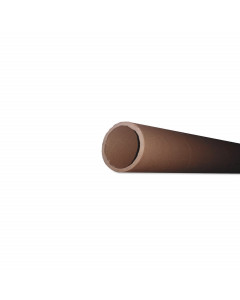 Tubo di cartone resistente pesante 160 x 4,5 cm avana