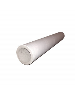 Tubo di cartone resistente pesante 52 x 7 cm bianco