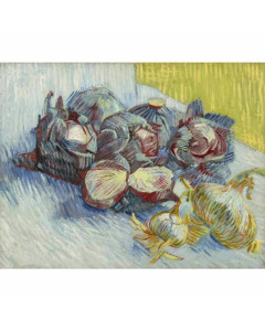 Quadro cavoli rossi e cipolle di vincent van gogh