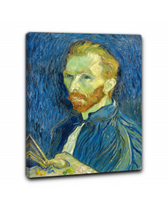 Quadro autoritratto con tavolozza di vincent van gogh