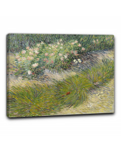 Quadro erba e farfalle di vincent van gogh