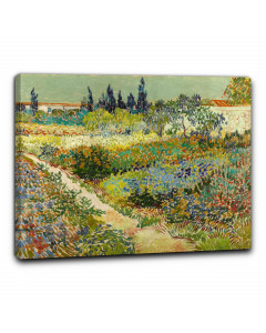 Quadro giardino fiorito ad arles di vincent van gogh