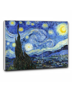 Niik Quadro + Telaio (BB) notte stellata di vincent van gogh 80 x 65 x 1 7 cm