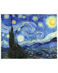 Niik stampa su tela la notte stellata di vincent van gogh 60x47cm poster quadro canvas