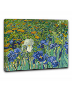 Quadro iris di vincent van gogh particolare