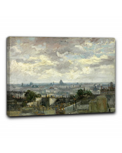 Quadro veduta su parigi di vincent van gogh