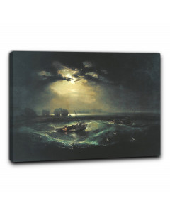 Quadro pescatori in mare di william turner