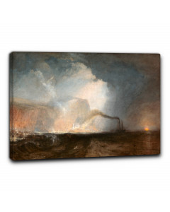 Quadro staffa grotta di fingal di william turner