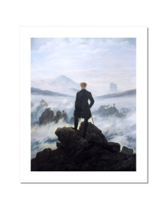 Niik Stampa viandante sul mare di nebbia di caspar david friedrich 60 x 47 cm