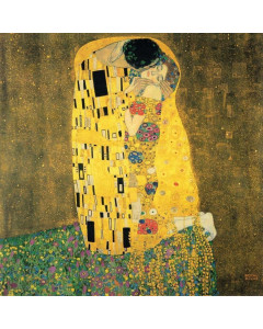 Stampa su tela il bacio di gustav klimt 90x90cm poster quadro canvas