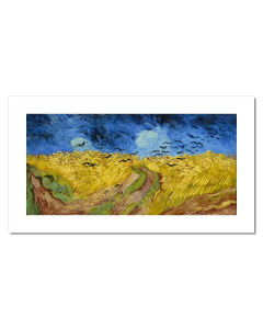 Niik Stampa campo di grano con volo di corvi di vincent van gogh 120 x 57 cm