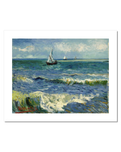 Niik Stampa paesaggio marino maries de la mer di vincent van gogh 60 x 46 cm