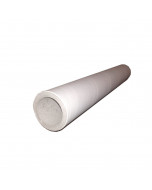 Tubo di cartone resistente pesante 52 x 7 cm bianco