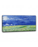 Quadro campo di grano e nubi temporalesche di vincent van gogh