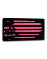 NerdArt quadro Light sabers pop
