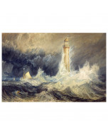 Niik stampa su tela il faro di bell rock di william turner 120x80cm poster quadro canvas