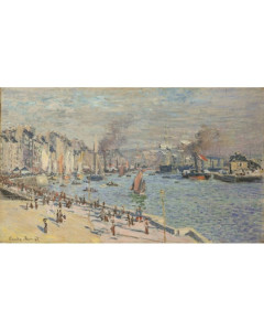 Quadro porto di le havre di claude monet