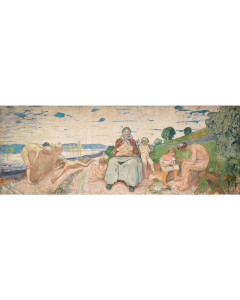 Quadro gli scienziati alma mater di edvard munch