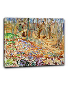 Quadro foresta di olmi in primavera di edvard munch