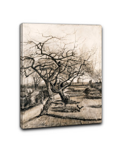 Quadro giardino parsonage in inverno di vincent van gogh