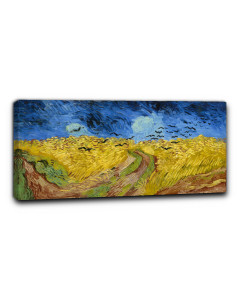 Quadro campo di grano con volo di corvi di vincent van gogh